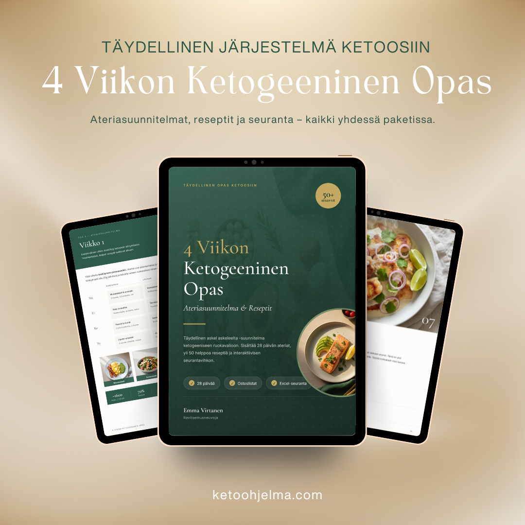 4 Viikon Ketogeeninen Suunnitelma