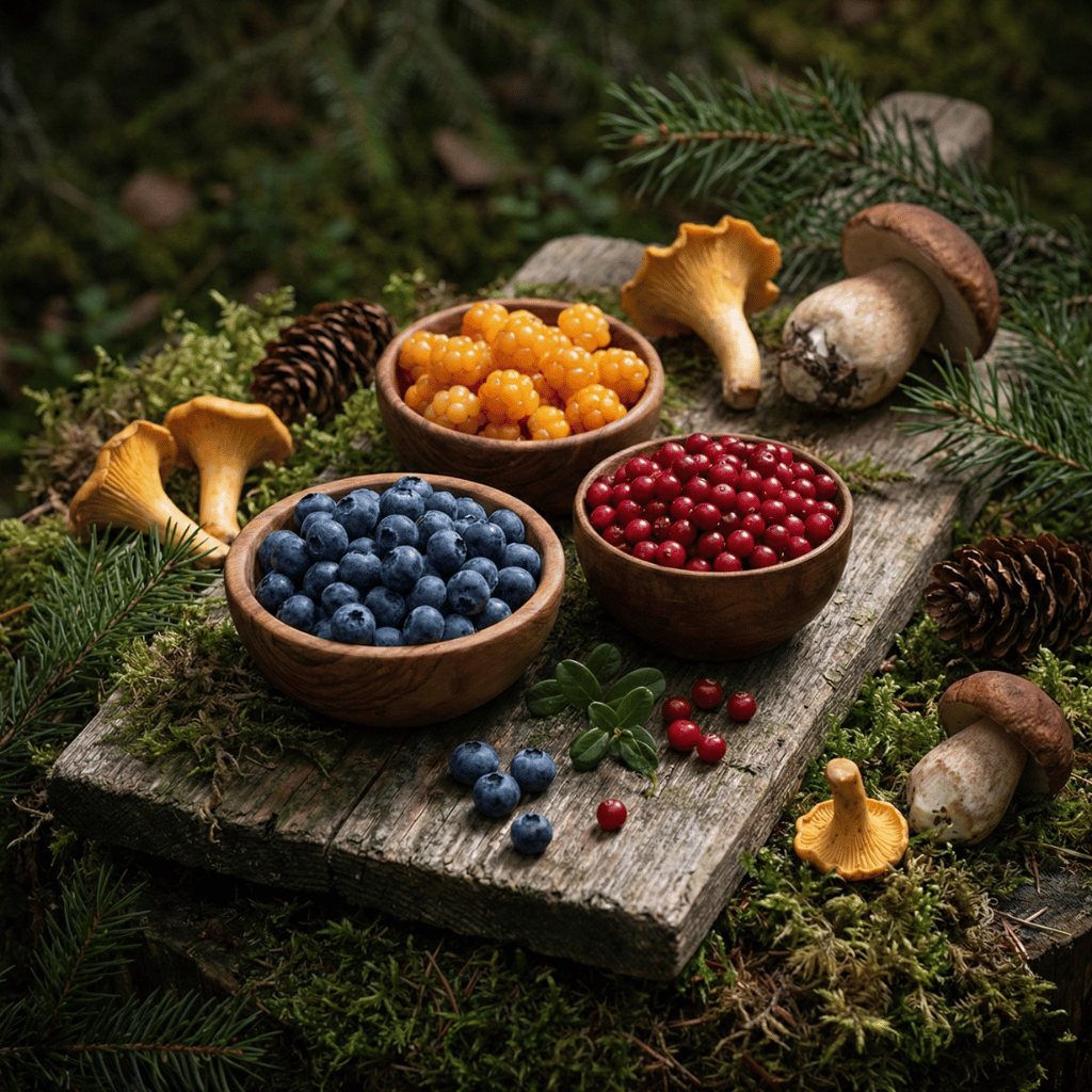 Suomalaiset metsän superruoat: mustikat, puolukat, lakat ja metsäsienet