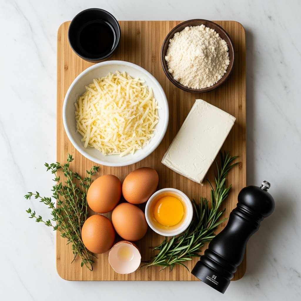 Suolaisen juustopohjan ainekset