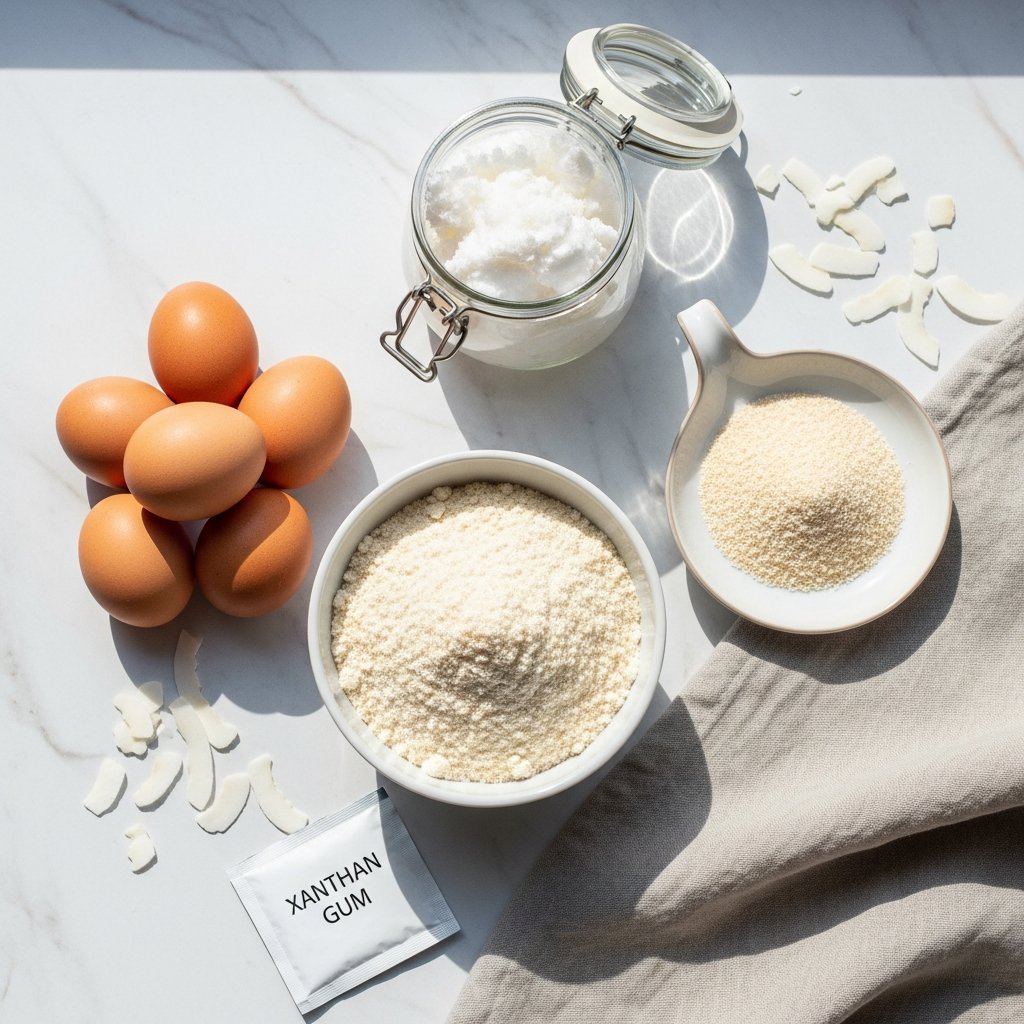 Kookospohjan ainekset