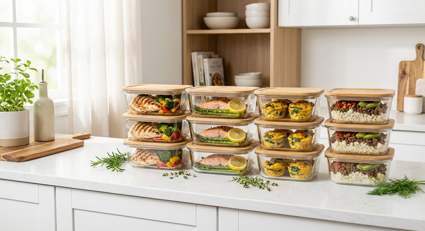 Keto viikkosuunnitelma - aterioiden valmistelu