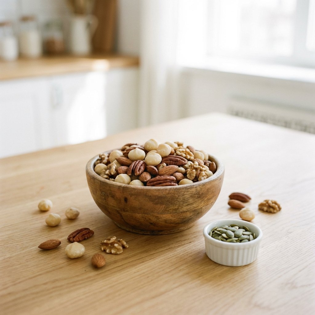 Keto-pähkinät: macadamia, pekaanipähkinät, mantelit ja saksanpähkinät