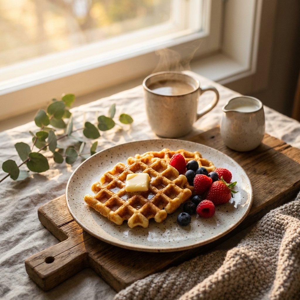 Keto vohvelit aamiaisella - tarjoiluvinkit marjojen, kahvin ja erilaisten täytteiden kanssa