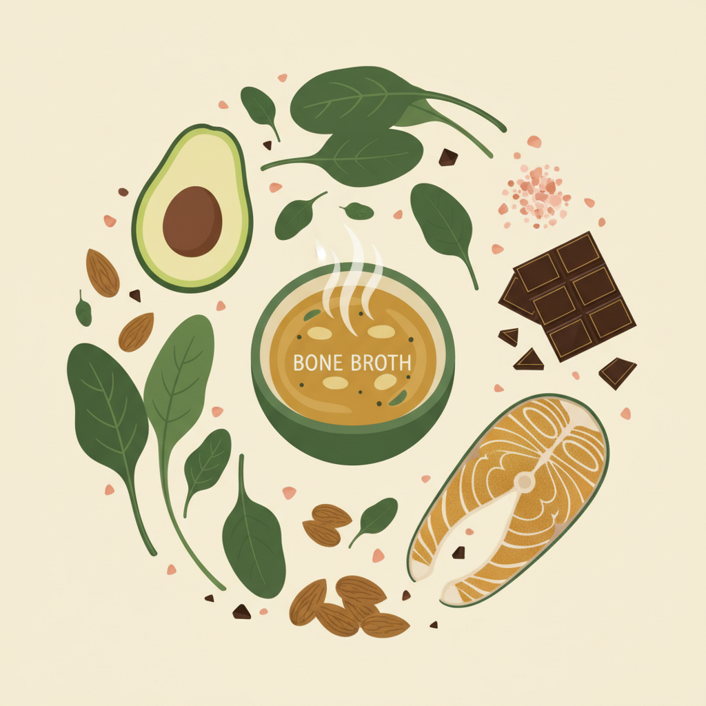 Elektrolyyttirikkaita ruoka-aineita