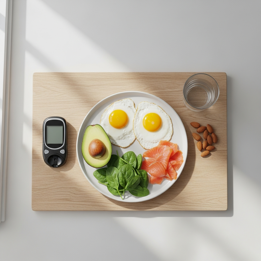 Keto ja diabetes: keto-ateria ja verensokerin mittauslaite